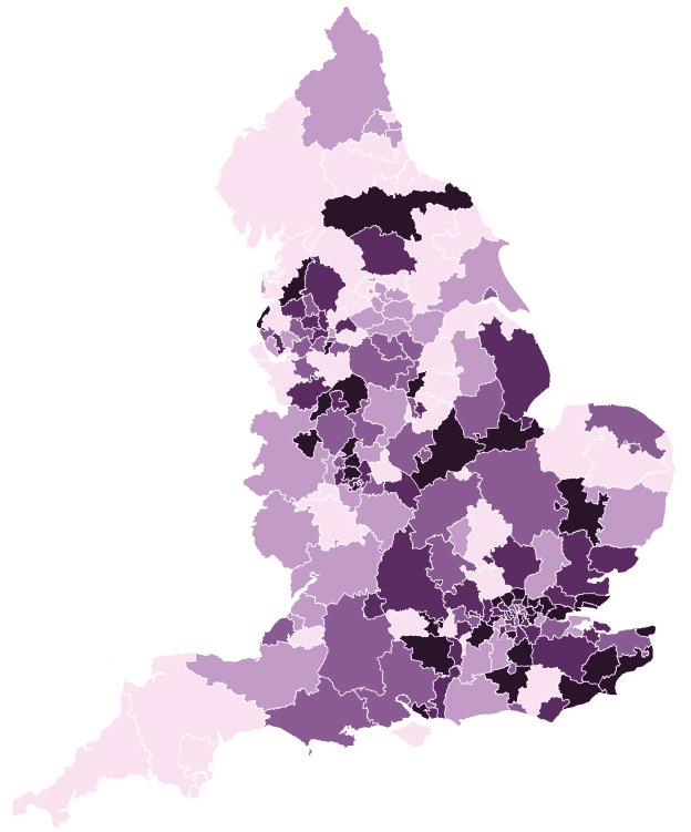 Figure 5: Percentage of GP practices rated as good