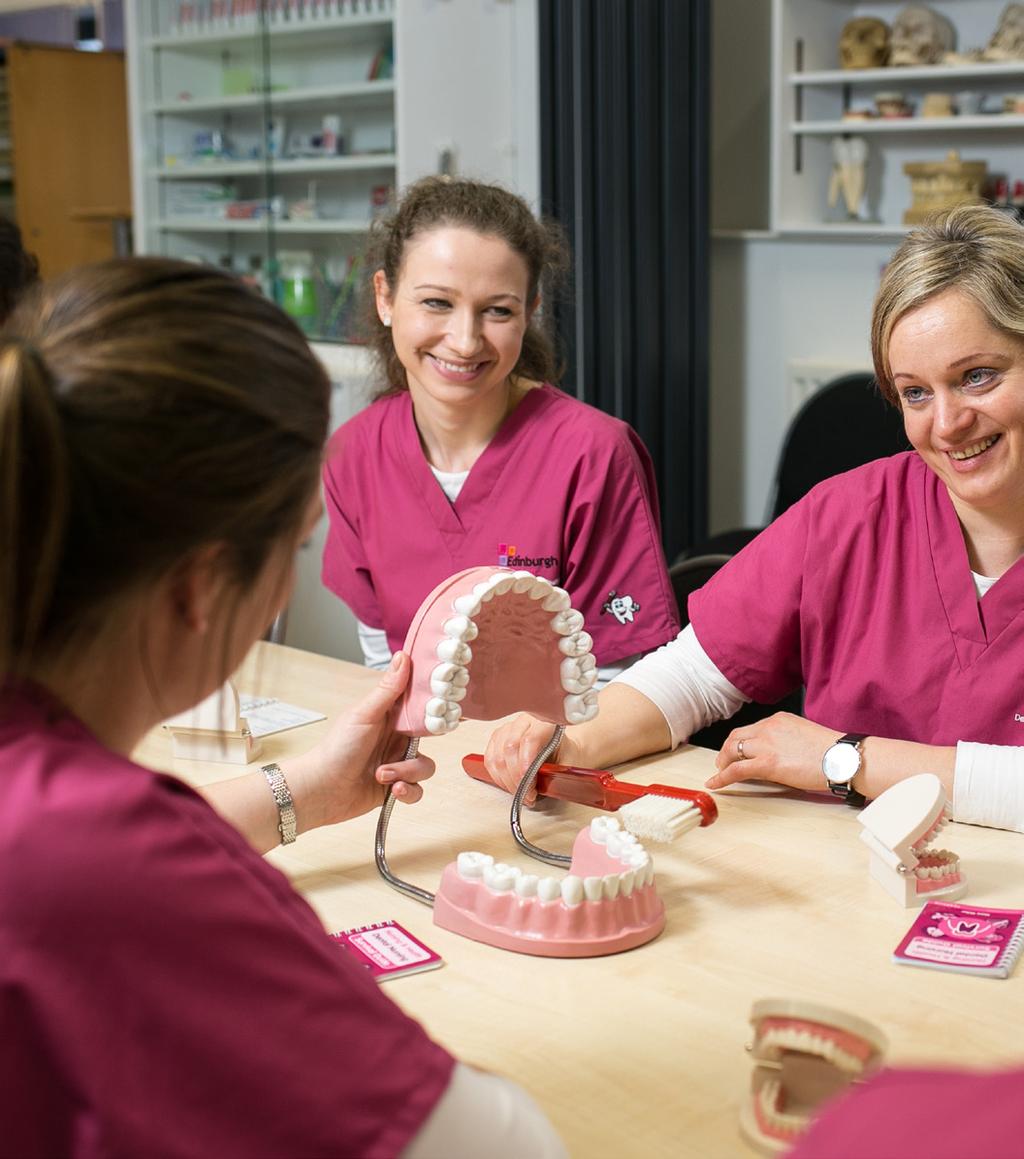 SPOTLIGHT STEWART McROBERT & MARK K JACKSON // SCOTTISH DENTAL MAGAZINE Edinburgh College s pioneering course for dental care assistants is aimed at young people, and those with no formal