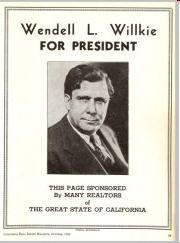 Both Roosevelt and the Republican candidate, Wendell Willkie, said they