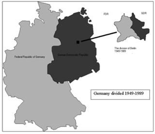 A Divided Europe And Germany Germany was divided into 4 different sectors, the U.S.