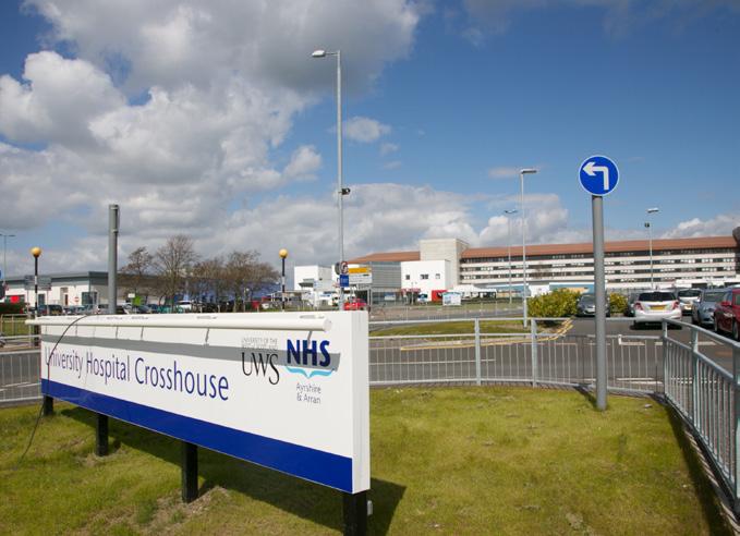 These hospitals provide a wide range of acute services: University Hospital Ayr University Hospital Ayr provides medical and surgical services on an inpatient, day case and outpatient basis.