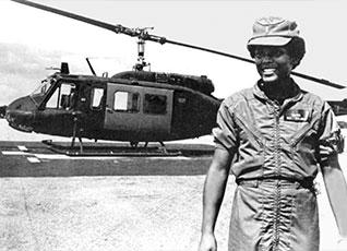Second Lieutenant Marcella Hayes Photo courtesy of the U.S. Army Marcella Hayes In 1979, at age 23, Second Lieutenant Marcella Hayes became the first Black female pilot in the U.S. Armed Forces when she completed Army helicopter flight training at the U.