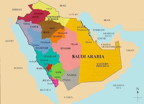 2 Figure 1.1: Map of Saudi Arabia and it s regional states (The Saudi network: 2011) Saudi Arabia has a population of 28,836,000 with a population density of 8.