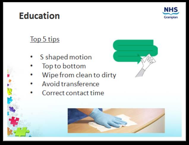 Figure 16 Example of Top Tips Patient Feedback It s priceless to have a clean environment it means the world to me.