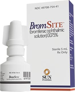 8 Dr. Anderson uses one drop called, Bromsite (Prolensa).