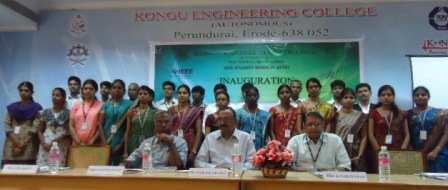 Kongu Engineering College Inauguration of SB & WIE Activities The Inaugural function of the IEEE SB along with the WIE affinity groupwas organized on 19 th Jun 2013. Prof. K.