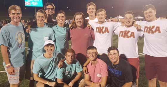 SIGMA ALPHA EPSILON Sigma Alpha Epsilon strives to give young men the leadership, scholarship, service and social experiences they need to excel in the walls