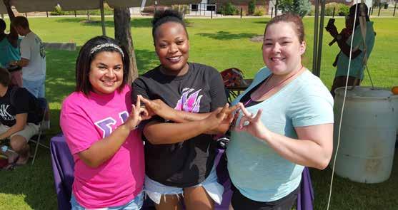SIGMA LAMBDA GAMMA Chapter: Phi Beta Founded: April 9, 1990, at University of Iowa Date founded at UCO: July 11, 2003 Philanthropy: Susan G.