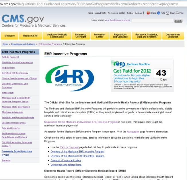 CQMs Beginning in 2014 A complete list of CQMs required for reporting beginning in 2014 and their associated National Quality Strategy domains will be posted on the CMS EHR Incentive Programs website