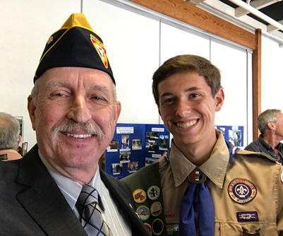 CONGRATULATIONS TO A NEW EAGLE SCOUT USS Maine Con t. from Page 5 those 165, 63 were known, 102 were unknown; they were the first members of the U.S. force killed overseas and brought back for burial in Arlington.
