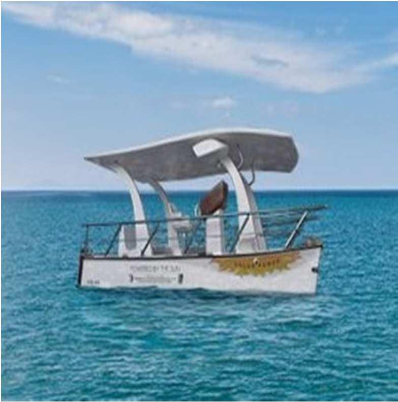 Solar Powered Catamaran Environmentally friendly cleaner air and less noise pollution Reduction in maintenance costs Can