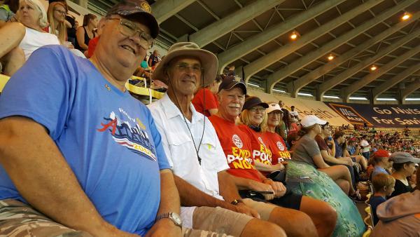 Members of the Warwick at City Center, Newport News Club at Norfolk Tides game.