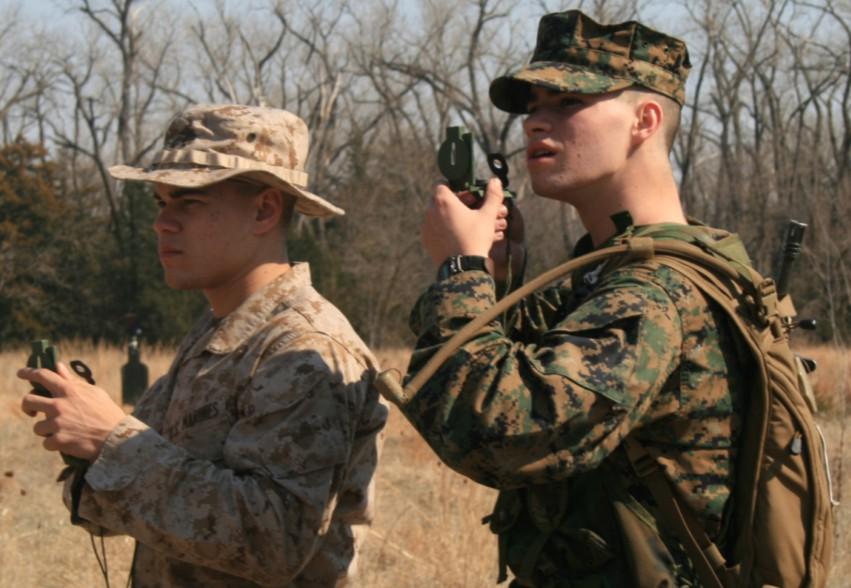 from Midshipman Lee (left) during Marine Corps operations