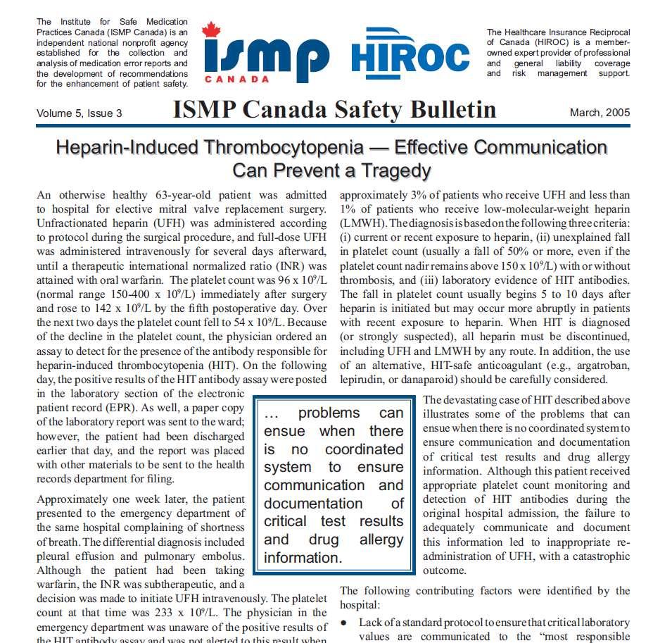 Available from: http://www.ismp-canada.