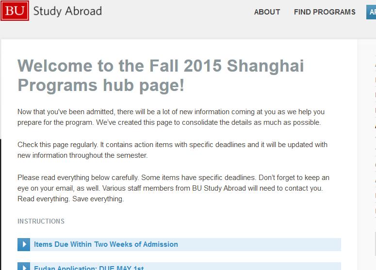 Shanghai Hub Page & Handbook Keep checking back!