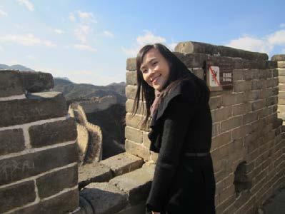 She discovered her passion for China while studying international