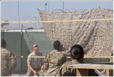 As seen here, HHC hosted a Battalion BBQ which A Co. was more than happy to attend! The smell of steaks and sound of music are welcomed senses here in Afghanistan.
