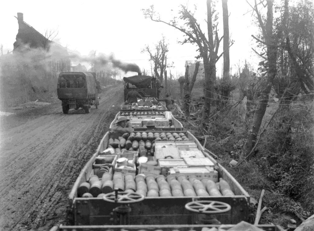 A munitions train on the metre