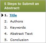 Abstract Guidelines Submissions must be received through the submission system. o Submission Guidelines Students working in the same lab must submit original abstracts.