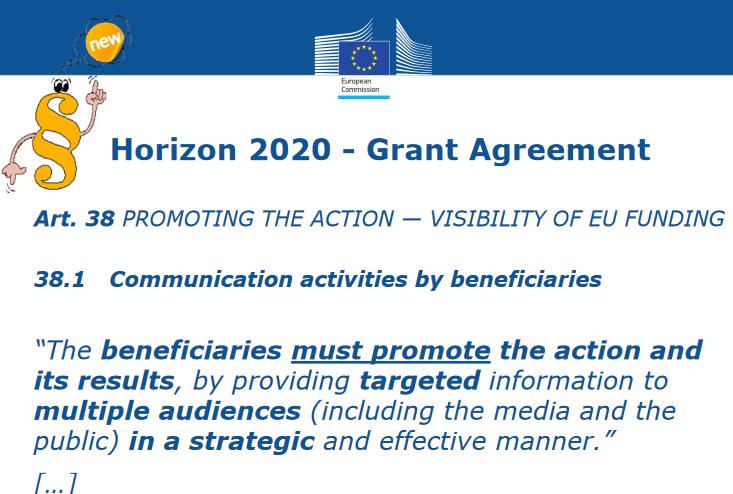 PB1 The Horizon 2020 Grant Agreement and its guidelines for communication - 1