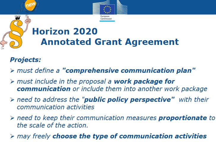 The Horizon 2020 Grant Agreement and