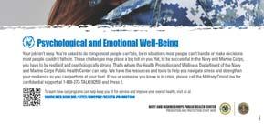 Psychological and emotional well-being