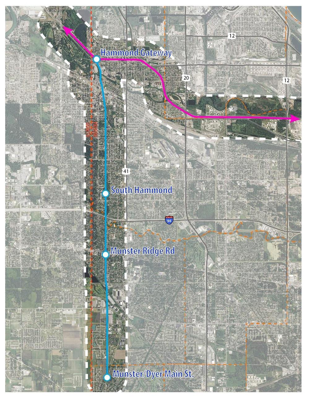 THE WEST LAKE & DOUBLE TRACKING PROJECT TRANSFORMING THE SOUTH SHORE LINE INTO A MODERN COMMUTER RAIL SERVICE West Lake: Establish commuter rail service between Dyer, Indiana and Millennium Station