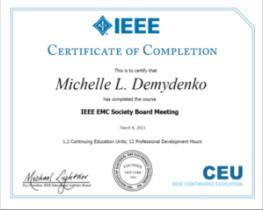 Overview: IEEE Certificates Program Exists to provide certificate administration for Continuing Education Units (CEUs), Professional Development Hours (PDHs), and Certificates of Participation in