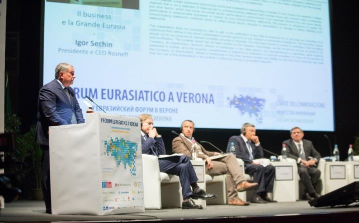 EURASIAN ECONOMIC FORUM IN VERONA 25 26 October, Verona EVERY YEAR A major international business discussion platform.