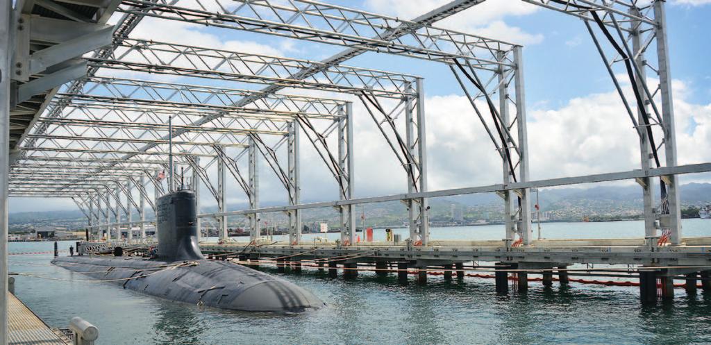 DOWNLINK Pearl Harbor s New MSF USS Texas (SSN 775) participated in a ribbon-cutting ceremony on April 27 at the new drive-in submarine Magnetic Silencing Facility (MSF) in Pearl Harbor, Hawaii.