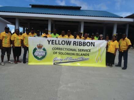 Key Initiatives in Solomon Islands Contributed by Correc onal Service Solomon Islands Kirakira and Lata Correc onal Centres underwent major refurbishment and upgrading to meet the UN Minimum