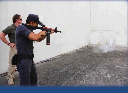 Training for Macao Officers as Qualified Pepperball Instructors Contributed by Macao Prison Developing Training System and Introducing New Technology Development of staff capability and deployment of