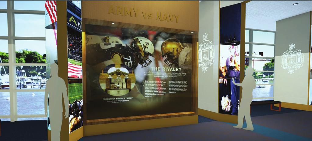 ARMY-NAVY Visitors can also learn about the most revered rivalry
