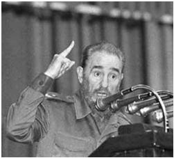 in terms of number of missiles Khrushchev embraces Castro No real role in decision