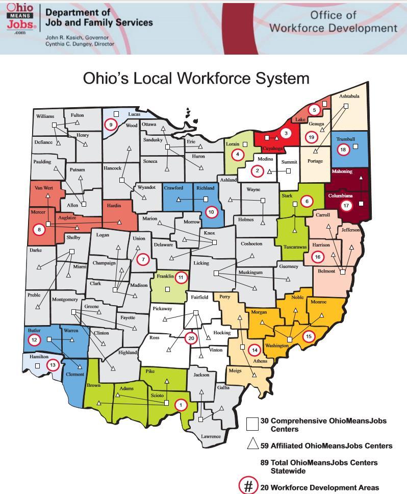 Appendix I: Ohio s Workforce Development System For more