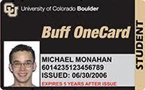 24) Get a Buff OneCard If you live off campus you can get your Buff OneCard at the ID Card Office. Bring your passport or other form of identification and student ID number.