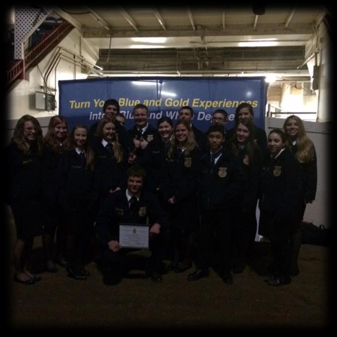 Earning the Coveted Keystone Degree In FFA, as members spend time and productively invest in their Supervised Agriculture Experience (SAE) projects, acquire more community service hours, give