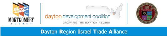Dayton OHIO Region Trade Representative to Israel Welcome DRMA