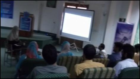 how he joined IEEE and how his dream to study at USA turned to reality. A session was also conducted by Ms. Mehwish Khan on the topic of Women Inspiration & Empowerment.