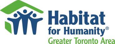 Habitat for Humanity Greater Toronto Area Third Party Fundraising Agreement Thank you for supporting Habitat for Humanity Greater Toronto Area (HFHGTA).
