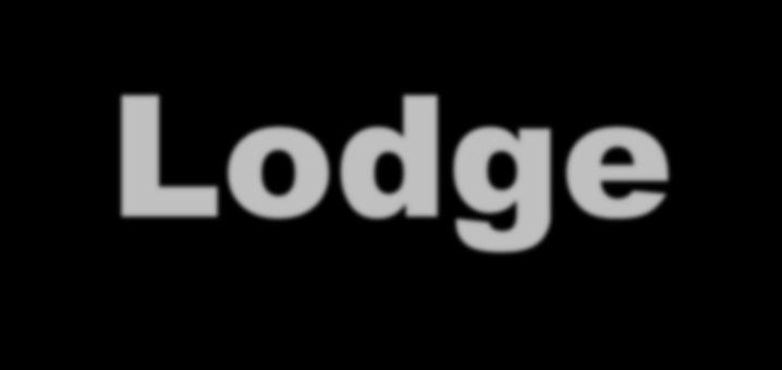 Lodge registration is