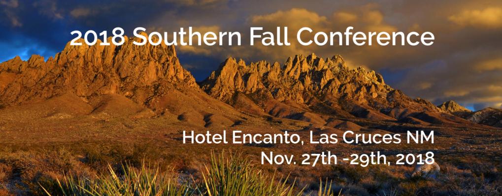 New Mexico Rural Water Association 8th Annual Southern Fall Conference Hotel Encanto de Las Cruces November 27 th -29 th, 2018 Invitation to Exhibit Conference Exhibitors NMRWA's Southern Fall