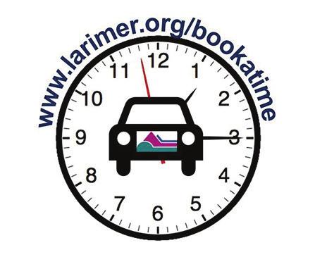 INNOVATION AWARD: ONLINE VEHICLE REGISTRATION The online Book a Time appointment system reduced vehicle registration wait times to less than 5 minutes with an appointment in 2016. larimer.