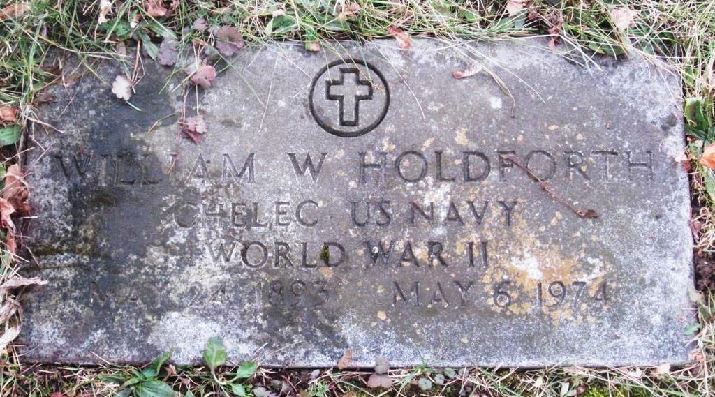 Holdforth, William W. South Farmington Cemetery Town of Farmington Obituary. William Holdforth. Daily Messenger. May 8, 1974. p. 2.