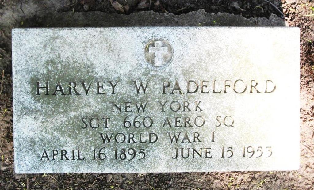 Padelford, Harvey W. South Farmington Cemetery Town of Farmington Paddleford, Harvey W. OQMC fm 623. U.S., Headstone Applications for Military Veterans, 1925-1963.