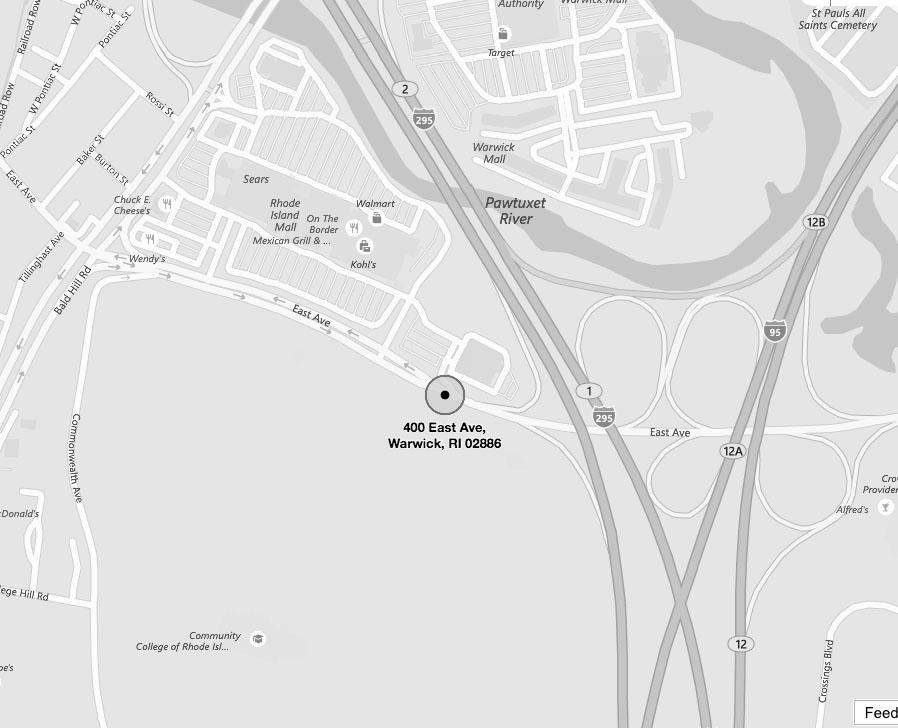 DIRECTIONS TO CCRI KNIGHT CAMPUS WARWICK, RI Baseball, Men s Basketball, & Women s Basketball are all based on the Warwick Campus If traveling on I-95 North: Take Exit 11 to I-295 North;