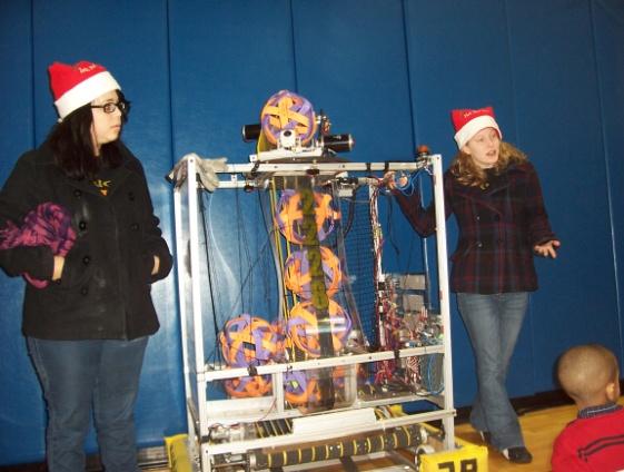 This year we supported our sponsor, the Mendon Foundation, and showed our robot at the