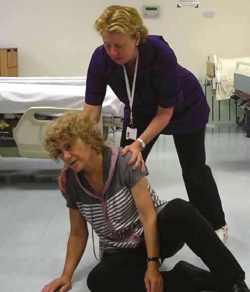 A video of how to mange a fall can be seen at the moving and handling page on the Intranet: http:// bartshealthintranet/about-us/corporate- Directorates/Academic-Health-Sciences/