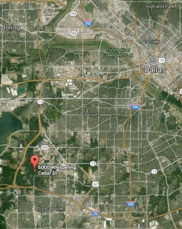 GSNETX Location Highly-Distressed Location: 6000 Whispering Cedar Drive Southern Dallas Tract 48113016520