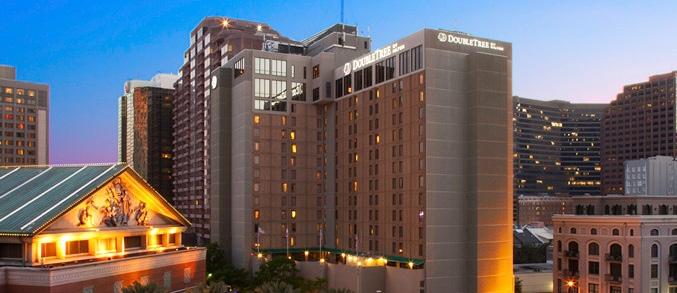 OVERFLOW HOTELS HOTEL DETAILS DoubleTree by Hilton Hotel New Orleans 300 Canal Street, New Orleans, LA, 70130 Reservations by phone: (504) 584-3959 Mon-Fri 7:00 am - 7:00 pm Sat.-Sun.